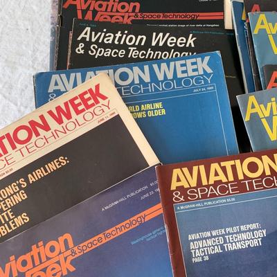 Vintage Aviation Week magazines Lot
