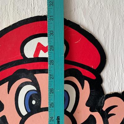 Super Mario promotional Cardboard figure 31" tall!