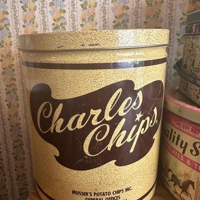 Vintage Metal Advertising Tins