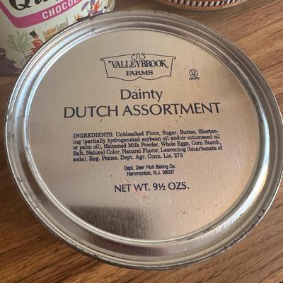 Vintage Metal Advertising Tins