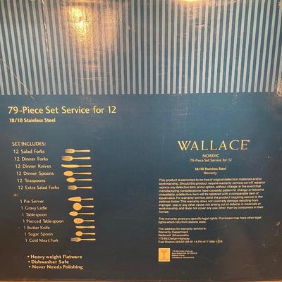 Wallace Nordic 79 pc set service for 12
