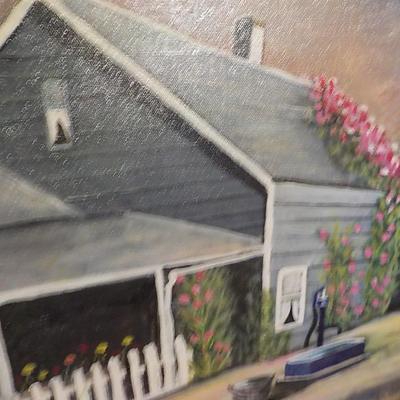 Original Oil painting " The Cape ", by Francesco 1988.