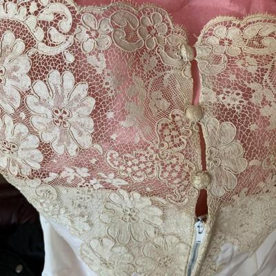 Vintage 1950's wedding dress size small