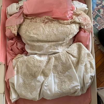 Vintage 1950's wedding dress size small