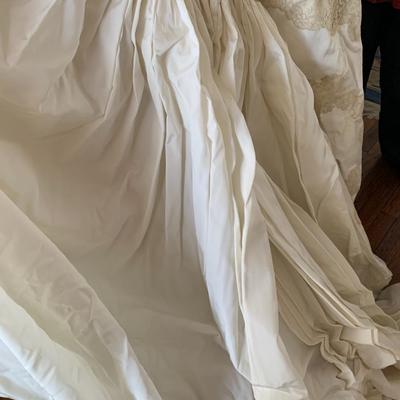 Vintage 1950's wedding dress size small