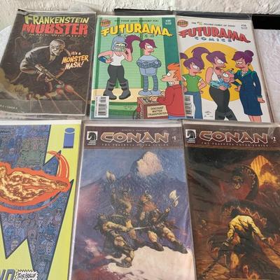 Eternals, Conan, Futurama, and more comics Lot of 9