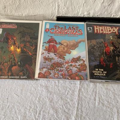 Hellboy, Indiana Jones, The Last Christmas, Incredible Hulk in sleeves lot of 9
