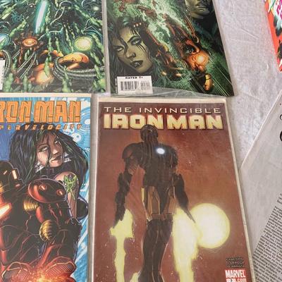 Vintage Ironman comic books in sleeves Lot of 6