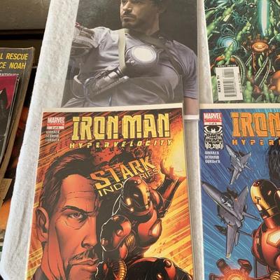 Vintage Ironman comic books in sleeves Lot of 6