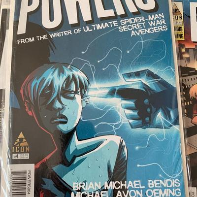 Powers, Neverwhere, Negative Born comic collection lot, in sleeves