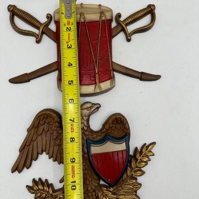 SEXTON Cast Metal Wall Hangings (4)