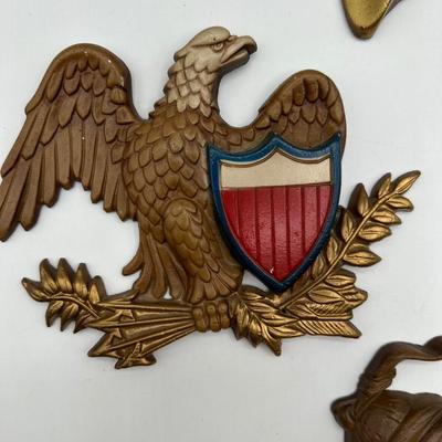 SEXTON Cast Metal Wall Hangings (4)