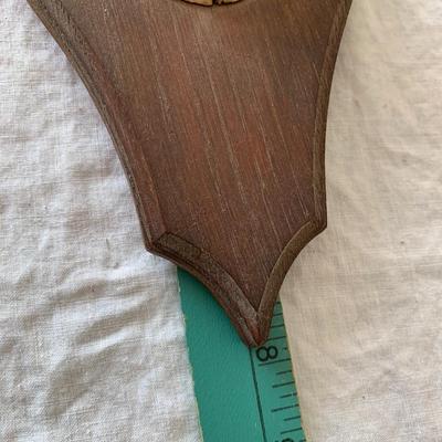 Antique deer antler trophy Mount