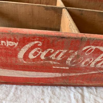 Vintage Coca-Cola wood crate
