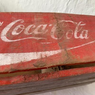 Vintage Coca-Cola wood crate