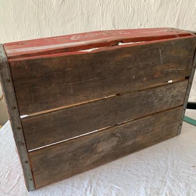 Vintage Coca-Cola wood crate