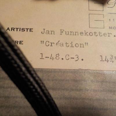 The " Creation " by Jan Funnekotter.