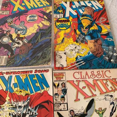 Lot of 4 X Men comics
