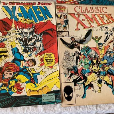 Lot of 4 X Men comics