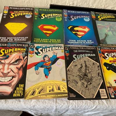 Superman Lot of 8 comics Books (Lot #2)