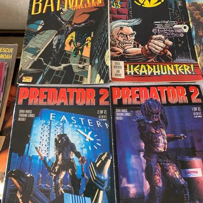 Batman, Predator 2 and more comics Lot of 8