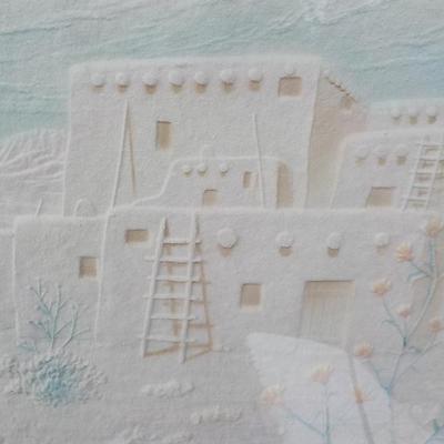 The Pueblo , Raised Ceramic Art . by Wess.