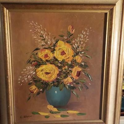 Acrylic Art By L. Wong. 197.