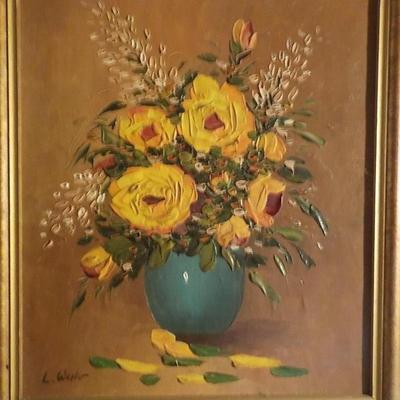 Acrylic Art By L. Wong. 197.