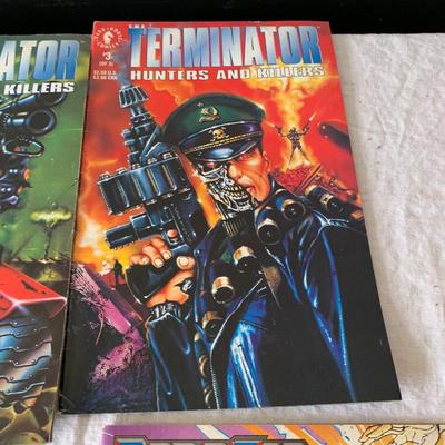 Terminator and Robocop comics Lot of 8 books