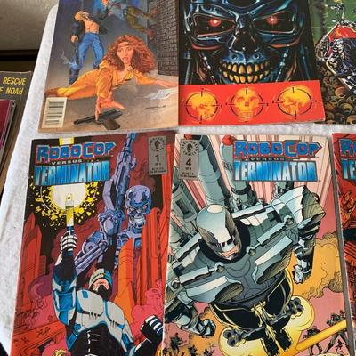 Terminator and Robocop comics Lot of 8 books
