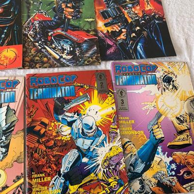Terminator and Robocop comics Lot of 8 books