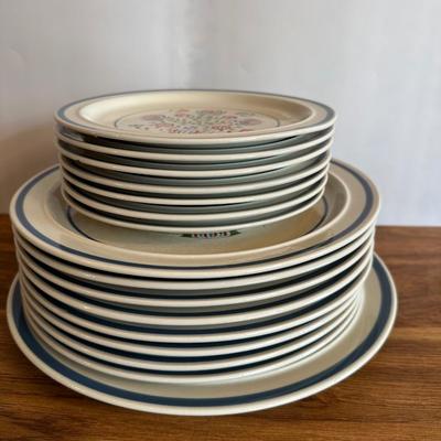 Sun Fashion Stoneware Dish Set