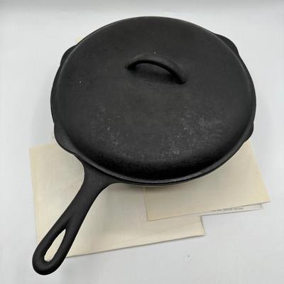 Cast Iron Frying Pan w/ lid