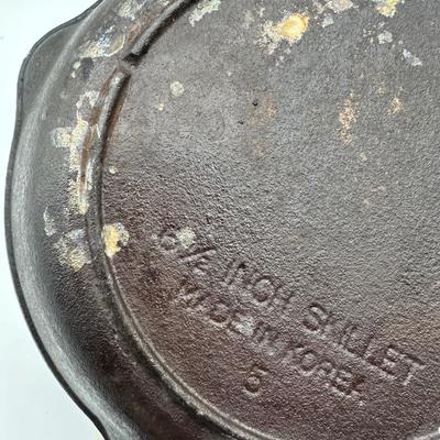 Three Cast Iron Pans