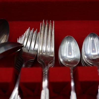 Oneida Community Tudor Plate & Few Sterling Pieces