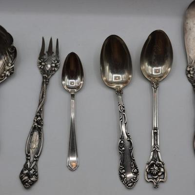 Oneida Community Tudor Plate & Few Sterling Pieces