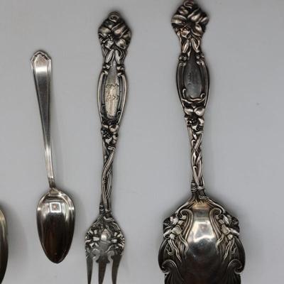 Oneida Community Tudor Plate & Few Sterling Pieces