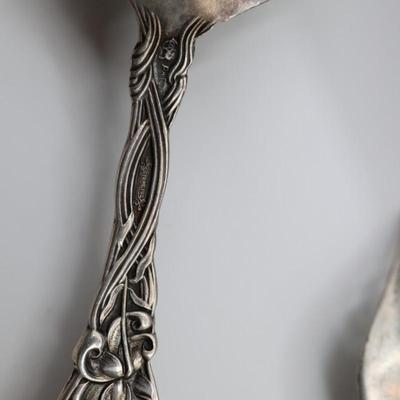 Oneida Community Tudor Plate & Few Sterling Pieces