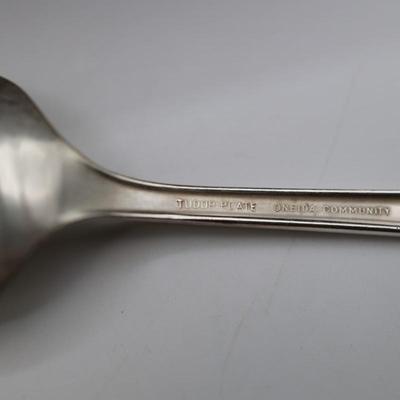 Oneida Community Tudor Plate & Few Sterling Pieces