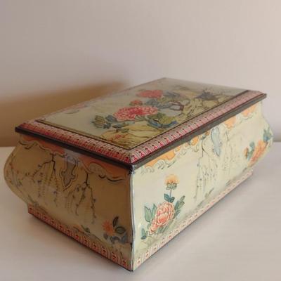 Vintage English Tin Box- Approx 9