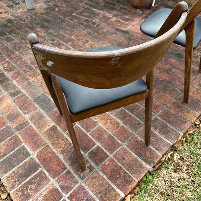 (2) Wood Folding Chairs (see description)