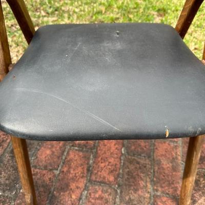 (2) Wood Folding Chairs (see description)