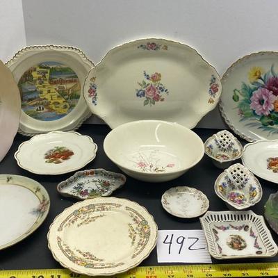 Vintage Plate Lot
