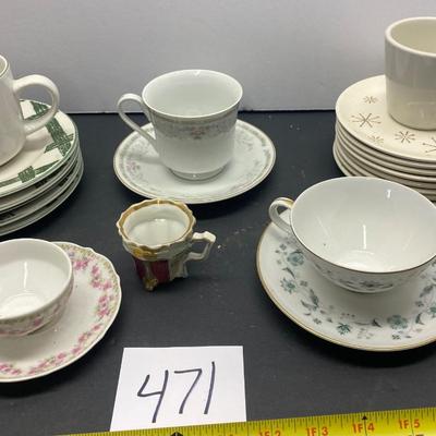 Cups and Saucers