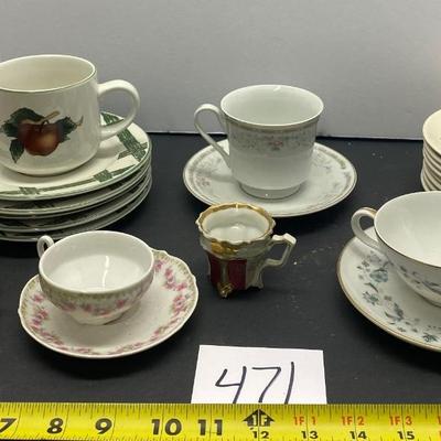 Cups and Saucers