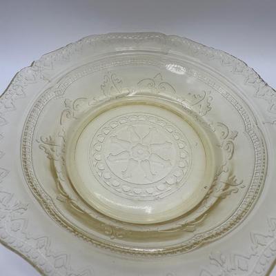 Glass Butter Dish, Salt & Pepper and Small Pitcher