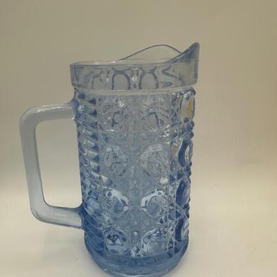 Glass Butter Dish, Salt & Pepper and Small Pitcher