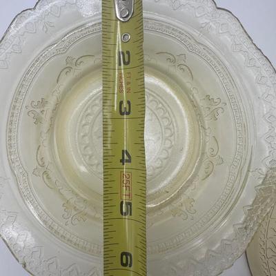 Glass Butter Dish, Salt & Pepper and Small Pitcher