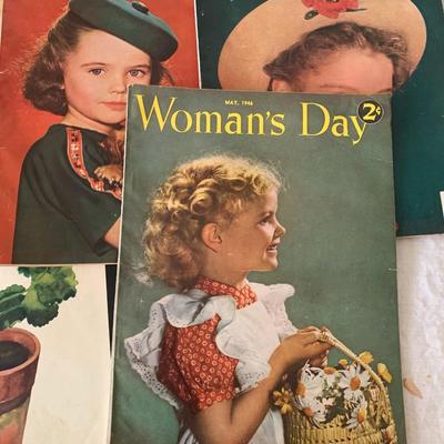 Lot of 7 Vintage ladies magazines McCall's, Woman's Day, House & Garden,