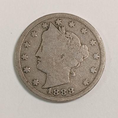 LOT 1: Set of 2 Barber Quarter Dollars w/ 1986 Indian Head Penny, Barber Dime & US Mint Liberty Head 5 Cent Piece